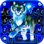 Logo of Neon Blue Tiger King Theme android Application 